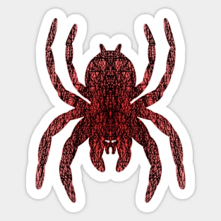 Cross Hatching Tarantula V16 Sticker